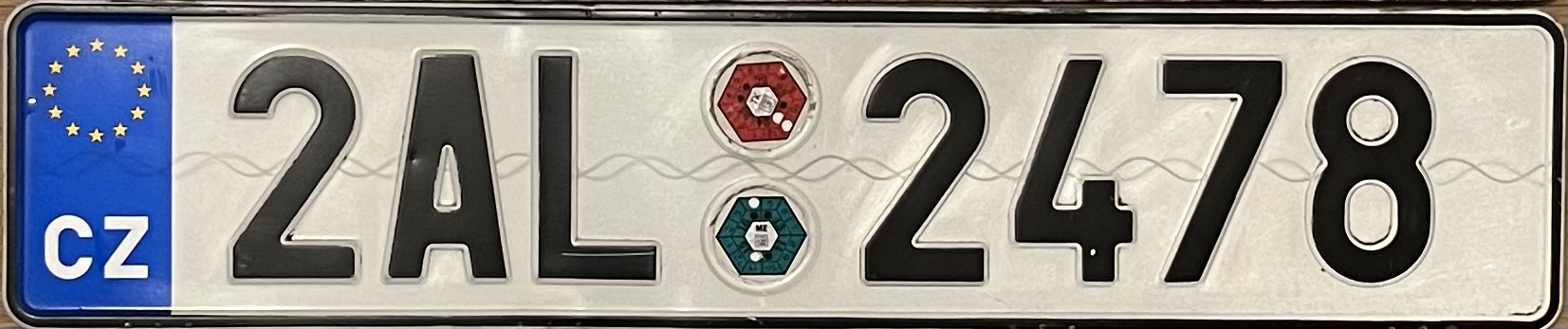 Czech Republic license plate 2AL 2478
