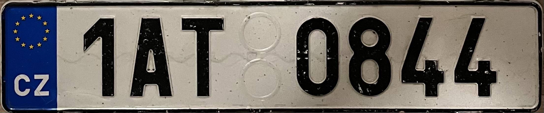 Czech Republic license plate 1AT 0844