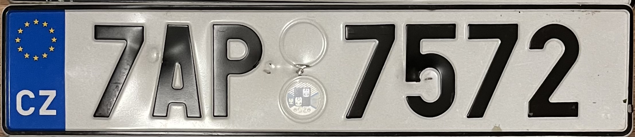Czech Republic license plate 7AP 7572